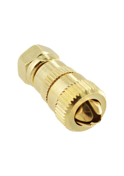Rg-6/U-6 Konnektör - F - Erkek - Gold - Vidalı