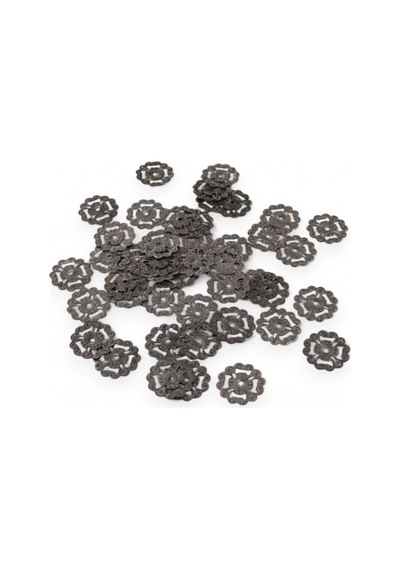 Gölge Çiçeği Modeli 22 Mm Metal 10 Adet Küpe Aparatı, Bileklik Ucu, Broş Aksesuar