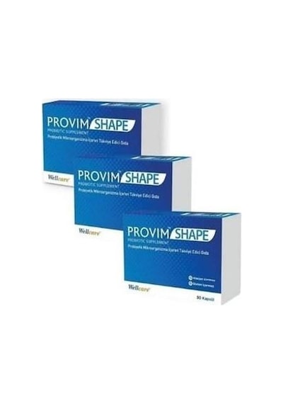 Wellcare Provim Shape 30 Kapsül 3'lü