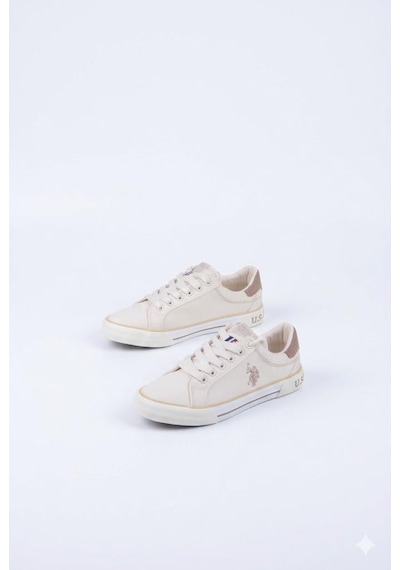 U.s. Polo Assn. Rachel 6fx Keten Orijinal Ürün Sneaker Kadın Ayakkabı Bej