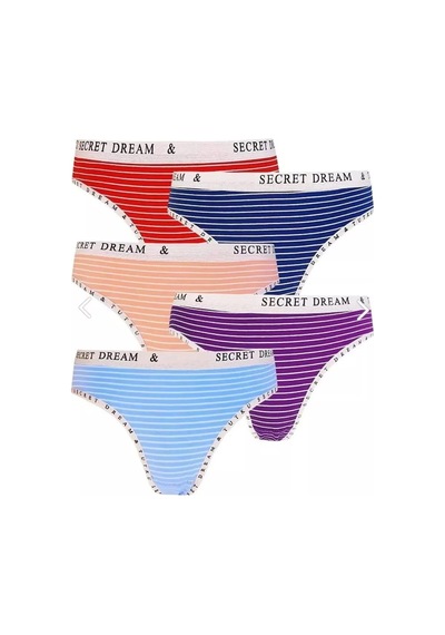 Tutku 12' Li Bayan Dıana Bikini Külot Kombin 0563 Çok Renkli