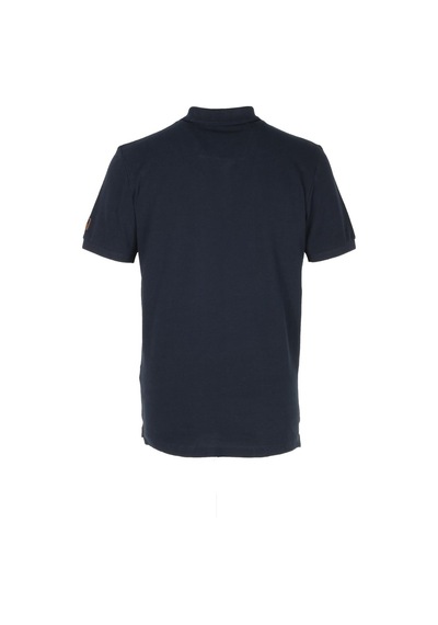 Erkek Lacivert Slim Fit Polo Yaka Baskılı Tshirt 1179-lacivert Lacivert