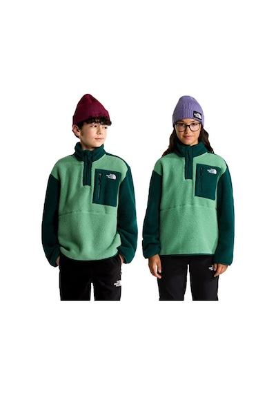 The North Face Teen Yumıorı 1/4 Zıp Jacket Çocuk Outdoor Çeyrek Fermuarlı Polar Üst Nf0a8j61jzx1 Mavi