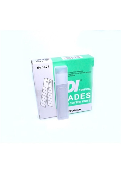 Sdi Maket Bıçağı Yedek 100 Lü Paket Geniş 1404