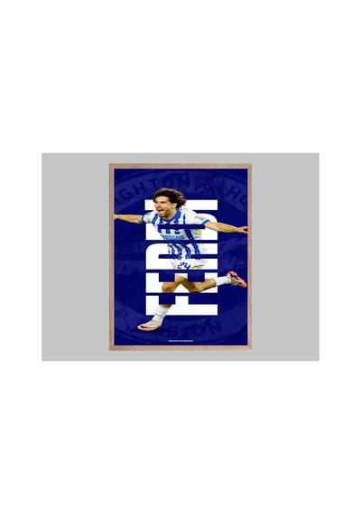 Poster Ferdi Kadıoğlu Ahşap Çerçeveli Dekoratif Tablo Çok Renkli - 869075303 Çok Renkli