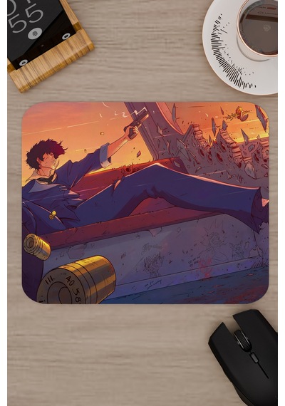 Cowboy Bebop Anime V5 - 22x18 Gaming Gamer Kauçuk Kaymaz Taban Mouse Pad Fare Altlığı