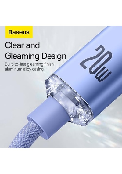 Baseus Crystal Shine 20w Type-c To Lightning Kablo 1.2m-mor Standart