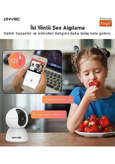 Onvec Akıllı Kamera X100, 1080p Full Hd, Hareket Tespit Ve Takibi, 360 , 5m Gece Görüşü, Çift Yönlü Sesli İletişim, Bulut/yerel Depolama, İç Mekan Wi-fi Güvenlik Kamerası Onvec Akıllı Kamera X100, 1080p Full Hd, Hareket Tespit Ve Takibi, 360 , 5m Gece Görüşü, Çift Yönlü Sesli İletişim, Bulut/yerel Depolama, İç Mekan Wi-fi Güvenlik Kamerası