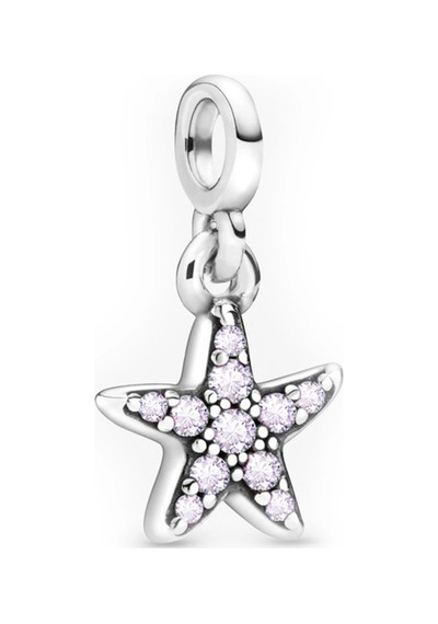 Nur Silver Pudra Renk Yıldız Me Gümüş Charm Nur-bl09765