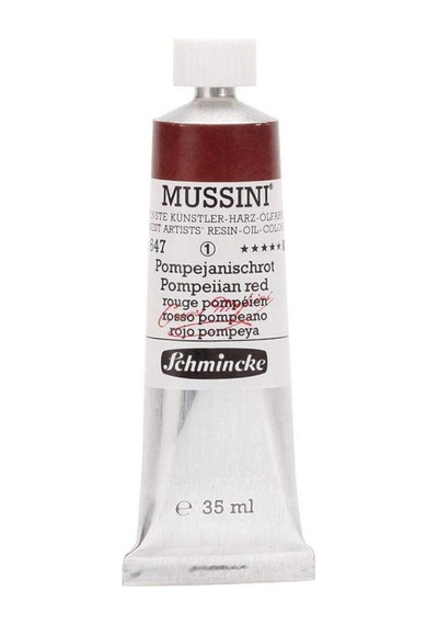 Mussini 35Ml Yağlı Boya Seri:1 No:647 Pompeian Red