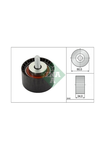 INA 532088810 TRİGER GERGİ RULMANI ( VOLVO: 2.0 D2 D3 D4 D5 S60 1