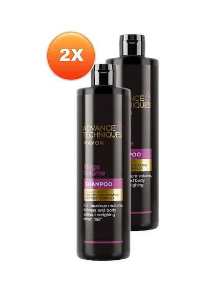 Avon Advance Techniques Mega Volume Hacim Veren Şampuan 2 x 400 ML