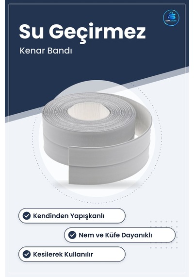 Su Sızdırmaz Banyo Lavabo Küvet İzolasyon Şerit Bant Kendinden Ya