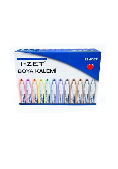 I-zet Paint Marker Kalem Kırmızı 12 Adet