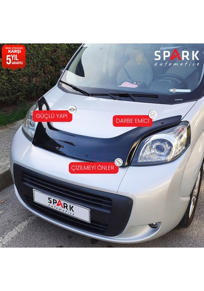 Peugeot Bipper 2007-2016 Yıl Aralığı Ön Kaput Rüzgarlık 3mm