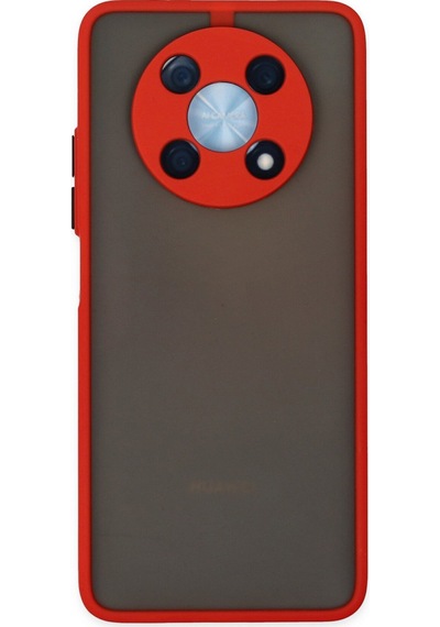 Huawei Nova Y90 Uyumlu Kılıf Montreal Silikon Kapak - Kırmızı