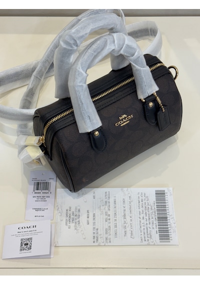 Coach Mini Rowan Crossbody Kadın Çanta Acı Kahverengi