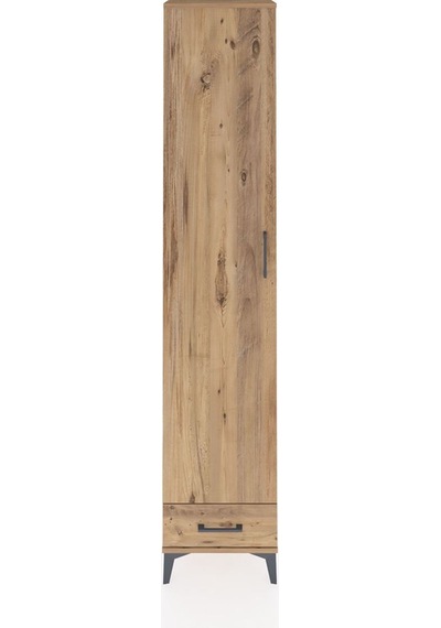 Arges Dolap 5 Raflı Tek Çekmeceli Tek Kapaklı 44x30x221 Çam-çam Atlas Çam