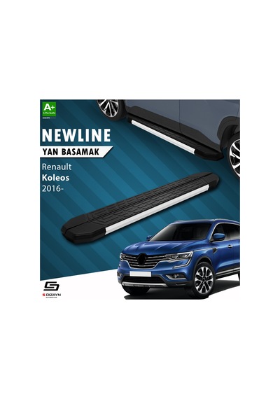 S-dizayn Renault Koleos 2 Newline Aluminyum Yan Basamak 163 Cm 20
