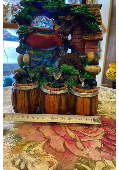 Su Şelalesi Feng Shui Su Objesi Doğa 3 Gözlü