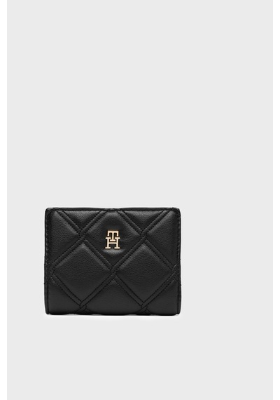 Tommy Hilfiger Kapitoneli Cüzdan Kadın Cüzdan Aw0aw18701 Bds Siyah SİYAH