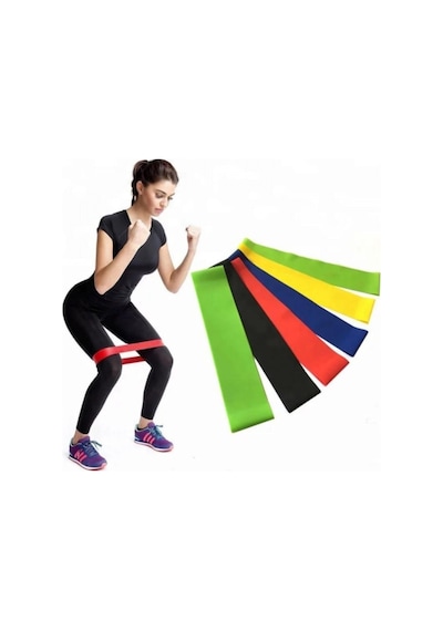 Pilates Bandı Yoga Egzersiz Bant Pilates Lastiği