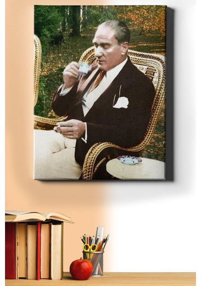 Webstyle Sayılarla Boyama Seti Kasnaklı Atatürk Yurt Gezisi 60 X 75 Cm