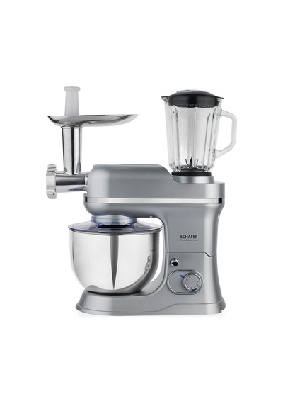 Schafer Prochef Master Multi Kıyma Aparatlı Stand Mikser 5 L-spray Boyalı Gümüş