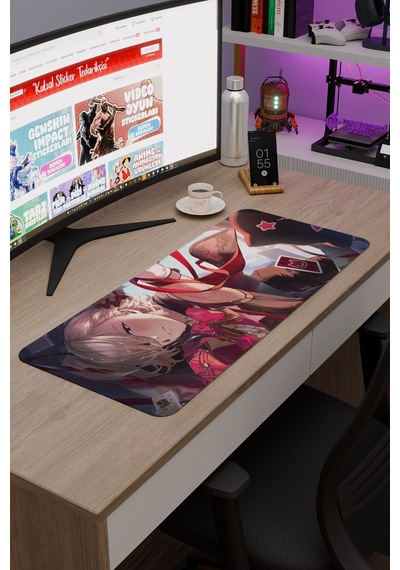 Lyney Genshin Impact Anime Gacha V4 - 70x30 Xl Gaming Mouse Pad Fare Altlığı