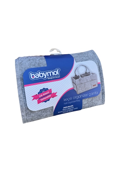 Babymol Çok Amaçlı Keçe Organizer Gri