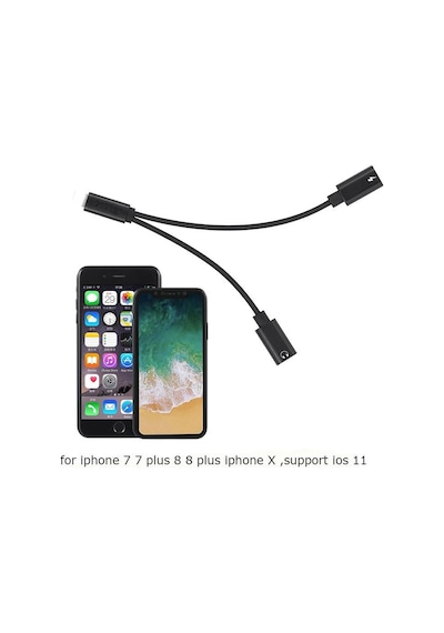 Lightning Kulaklık - Şarj Çoklayıcı Çevirici Dönüştürücü Adaptör