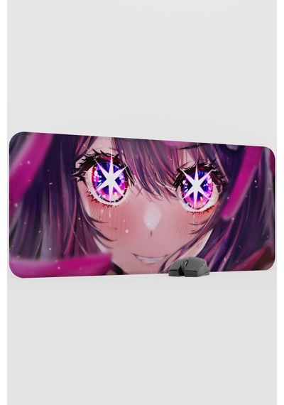 Oshi No Ko Anime V2 - 90x40 Xxl Gaming Kauçuk Kaymaz Taban Mouse Pad Fare Altlığı