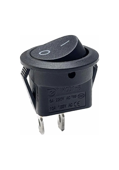 Ic-133 Yuvarlak Işıksız Devre Anahtarı On-off 2p