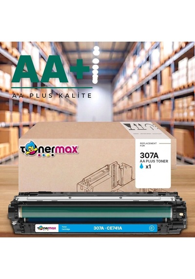Hp 307a Ce741a Mavi Uyumlu Toner Aa Plus / Color Laserjet Cp5225 / Cp5225n / Cp5225dn