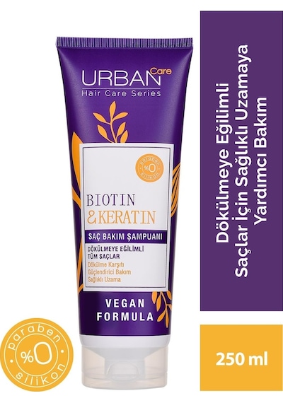 Urban Care Biotin & Keratin Saç Bakım Şampuanı 250 ML