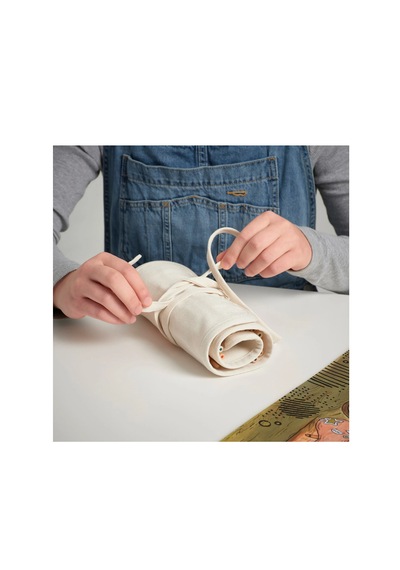 Ikea Solfågel Katlanır Kalem Kutusu , Bej, 46x21 Cm