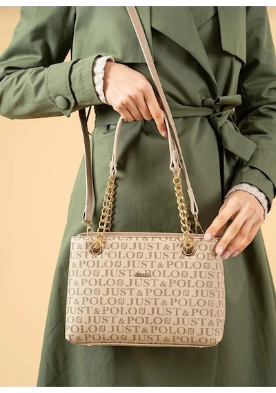 Just Polo Kadın El Ve Omuz Çantası 2181mh Vizon 80257687