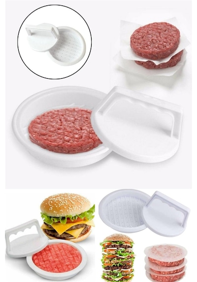 Hamburger Köfte Kalıbı Burger Press Köfte Şekillendirici Pratik Et Köfte Yapma Aparatı
