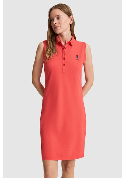 U.s. Polo Assn. Kadın Kırmızı Elbise Örme 50323571-vr213 Rısk Red