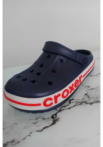 Croxer Lacivert Unisex Ortopedik Doktor Aşçı Hastane Plaj Ve Günlük Ev Terliği