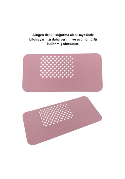Keçe Bilgisayar Mouse Pedi Masa Üstü Düzenleyici Mat 70x32 Cm Pembe Açık