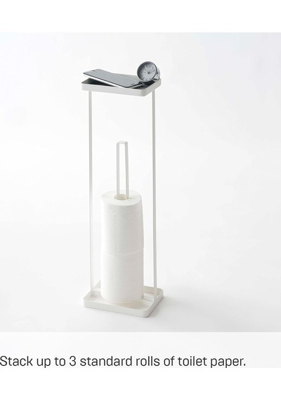 I Tower Tuvalet Kağıdı Tutucu, Metal, Beyaz, Tek Boy Diğer