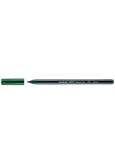 Edding 1255 Kaligrafi Kalemi. Çam Yeşili - 2 Mm