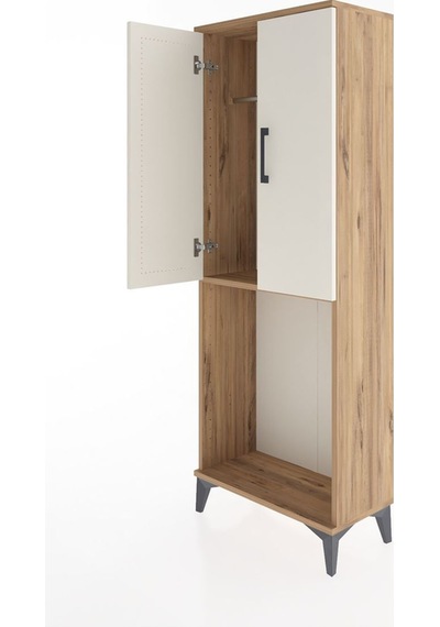 Arges Dolap Tek Raflı 2 Kapaklı Tek Askılı 60x30x163 Çam-aytaşı Çam Arges Dolap Tek Raflı 2 Kapaklı Tek Askılı 60x30x163 Çam-aytaşı Çam