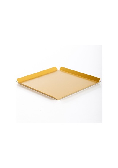 Gold Sunum Tepsisi Dekoratif Servis Tepsisi Gold