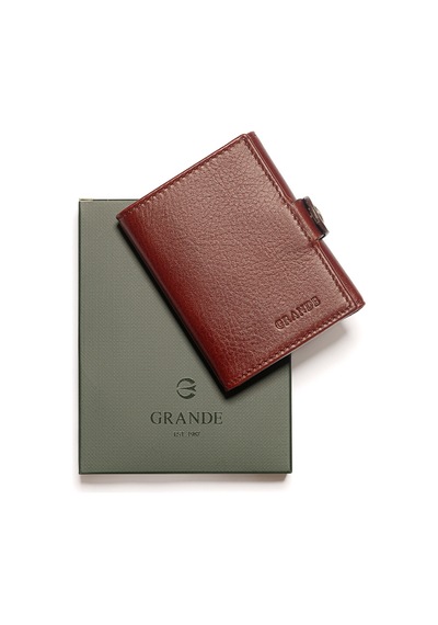 Kahve Cüzdan & Kartlık Unisex 781 Grande Deri Cüzdan Kartlık kahverengi