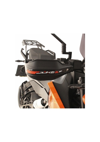 GP Kompozit KTM Duke 250 2024 Uyumlu Plastik Elcik Koruma Siyah