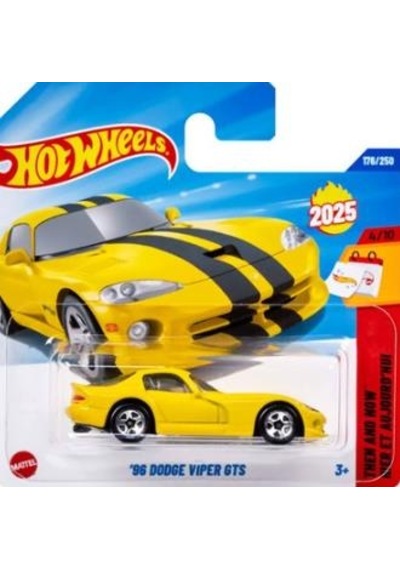 Hot Wheels Tekli Arabalar '96 Dodge Viper Gts Jbb95 Then And Now Çok Renkli
