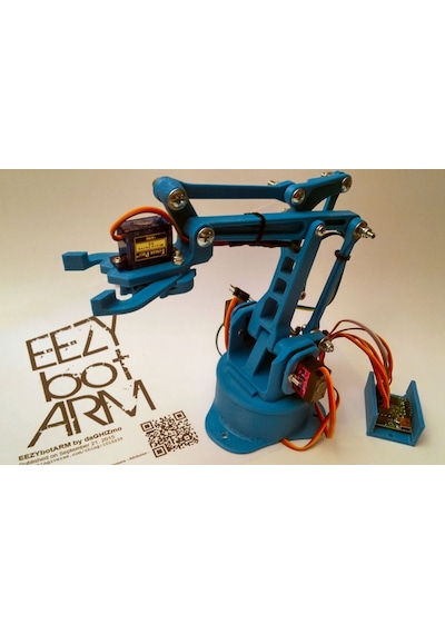 Robotdiyarı-Arduino Robot Kol Plastik Seti + Vida Seti
