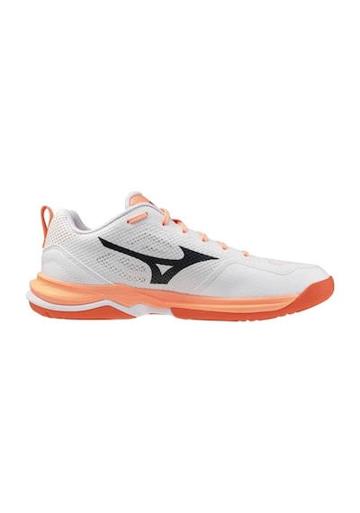 Mizuno Wave Stealth Pro Unisex Hentbol Ayakkabısı Beyaz / Turuncu Çok Renkli